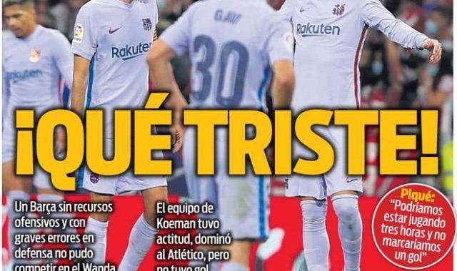 世界杯数据全览-巴萨输马竞毫无意外，意外的是科曼反而不下课